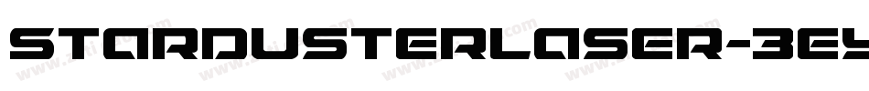 StardusterLaser-3Ey3字体转换