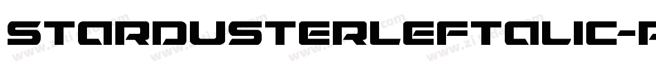 StardusterLeftalic-pz21字体转换