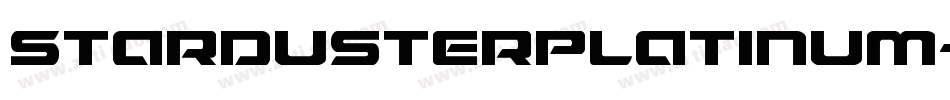 StardusterPlatinum-qz9r字体转换