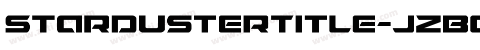 StardusterTitle-jzBG字体转换