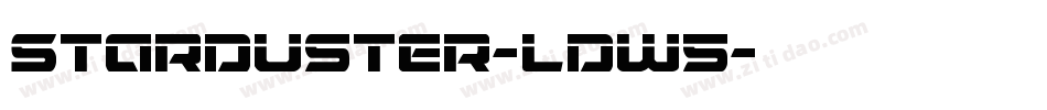 Starduster-LdW5字体转换