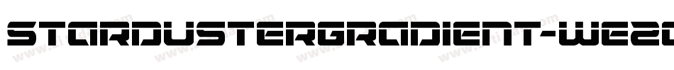 StardusterGradient-WE2G字体转换