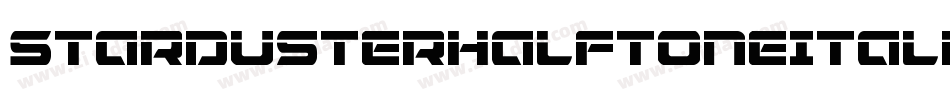 StardusterHalftoneItalic-OX1e字体转换