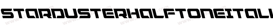 StardusterHalftoneItalic-OX1e字体转换