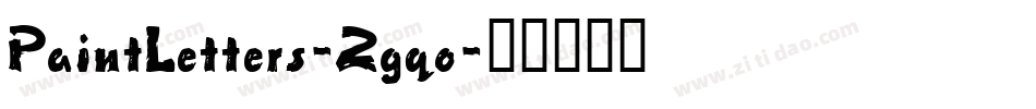 PaintLetters-2gqo字体转换