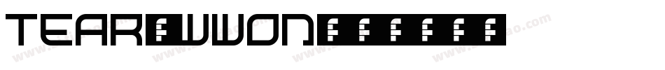 Tear-WWOn字体转换