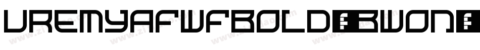 VremyafwfBold-BWOn字体转换
