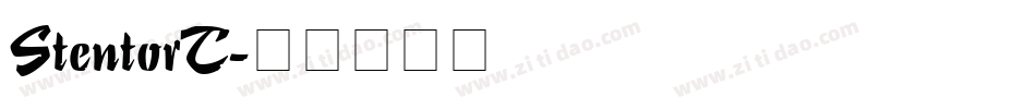 StentorT字体转换