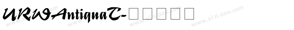 URWAntiquaT字体转换