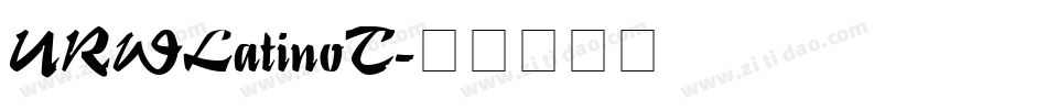 URWLatinoT字体转换