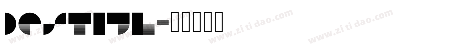 DeStijl字体转换