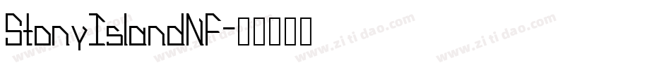 StonyIslandNF字体转换