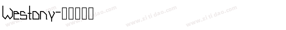 Westony字体转换