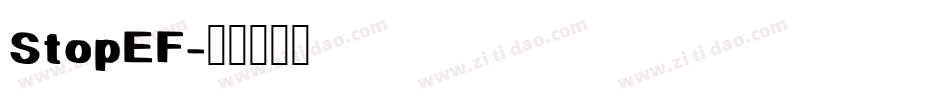 StopEF字体转换