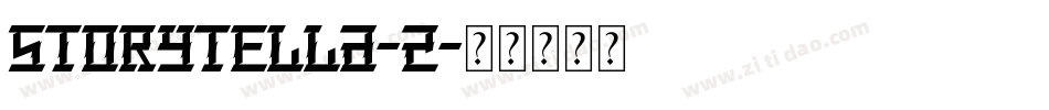 Storytella-2字体转换