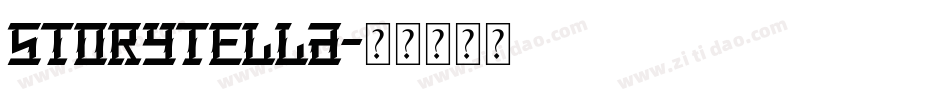 Storytella字体转换