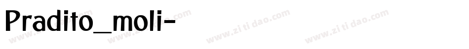 Pradito_moli字体转换