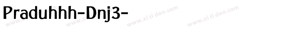Praduhhh-Dnj3字体转换
