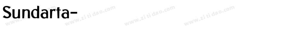 Sundarta字体转换