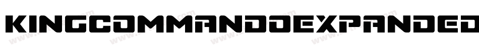 KingCommandoExpanded-VrR6字体转换