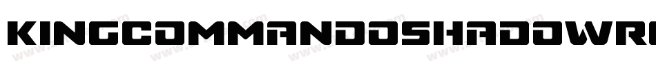 KingCommandoShadowRegular-8vXZ字体转换