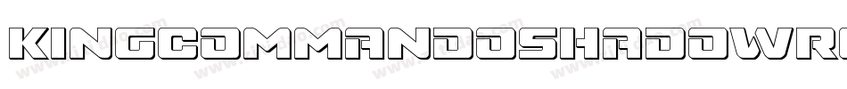KingCommandoShadowRegular-8vXZ字体转换