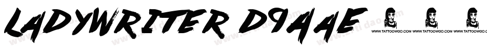 LadyWriter-d9AaE字体转换
