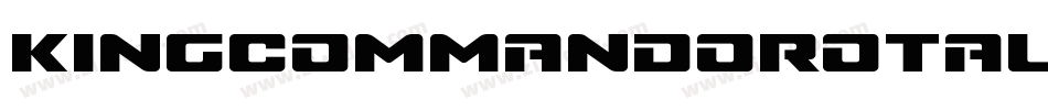 KingCommandoRotalic-1Bvj字体转换
