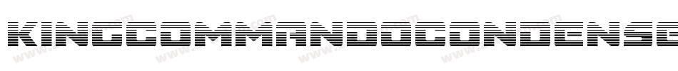 KingCommandoCondensed-AoD2字体转换