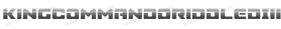KingCommandoRiddledIiiRegular-9wJZ字体转换