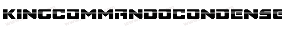 KingCommandoCondensedItalic-qlnl字体转换 KingCommandoCondensedItalic-qlnl字体转换