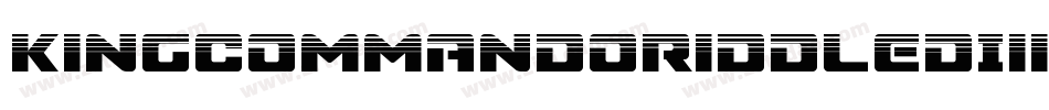 KingCommandoRiddledIiiRegular-9wJZ字体转换