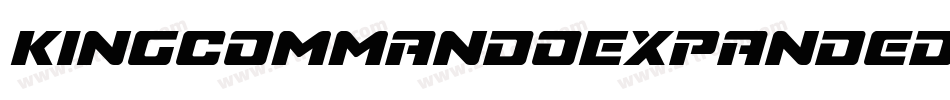 KingCommandoExpanded-VrR6字体转换
