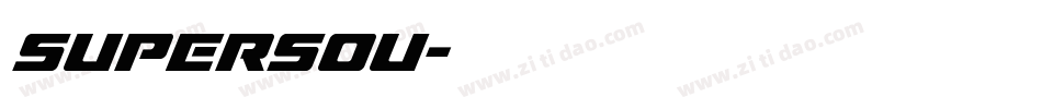 SUPERSOU字体转换