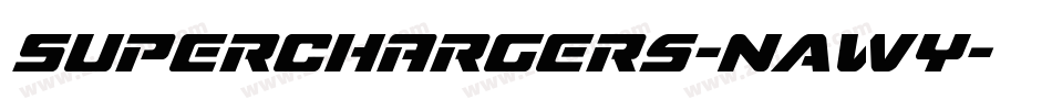 SuperChargers-nAwY字体转换