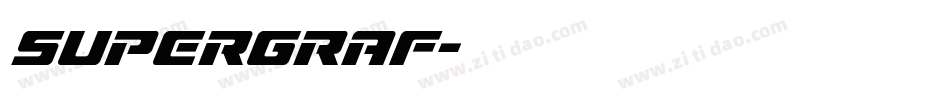 SuperGraf字体转换