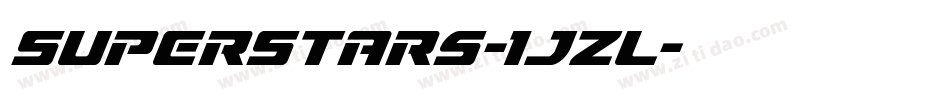 SuperStars-1jzL字体转换