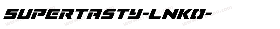 SuperTasty-lnK0字体转换