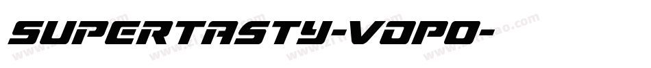 SuperTasty-voPO字体转换