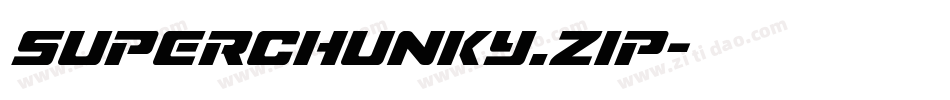 Superchunky.zip字体转换