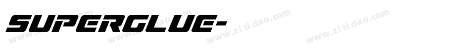 Superglue字体转换