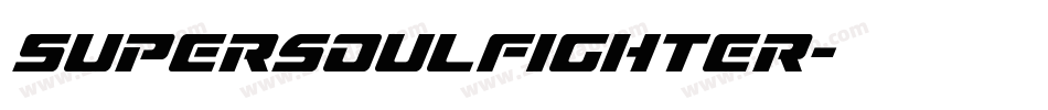 Supersoulfighter字体转换