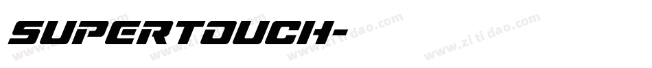 Supertouch字体转换