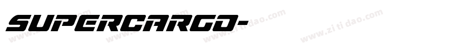 supercargo字体转换