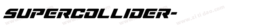supercollider字体转换