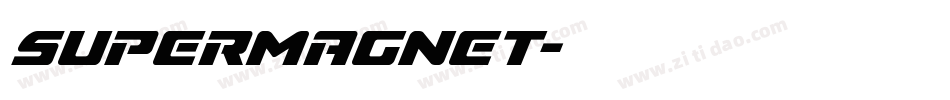 supermagnet字体转换