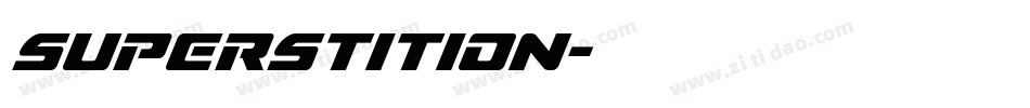 superstition字体转换
