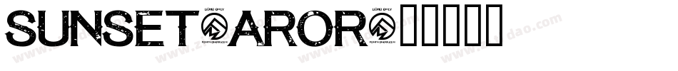 Sunset-aRoR字体转换
