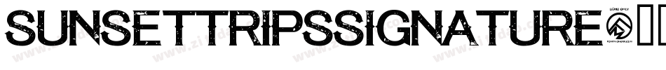 sunsettripssignature字体转换