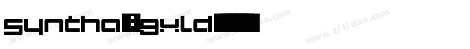 Syntha-lgxLd字体转换